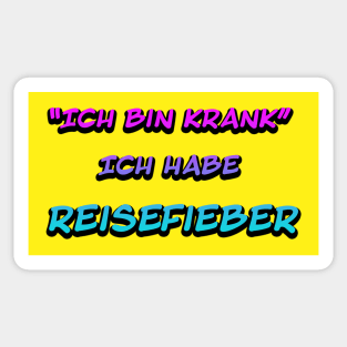 Reisefieber Sticker